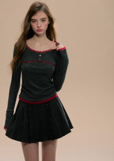 Soft Knit Long-Sleeve T-Shirt